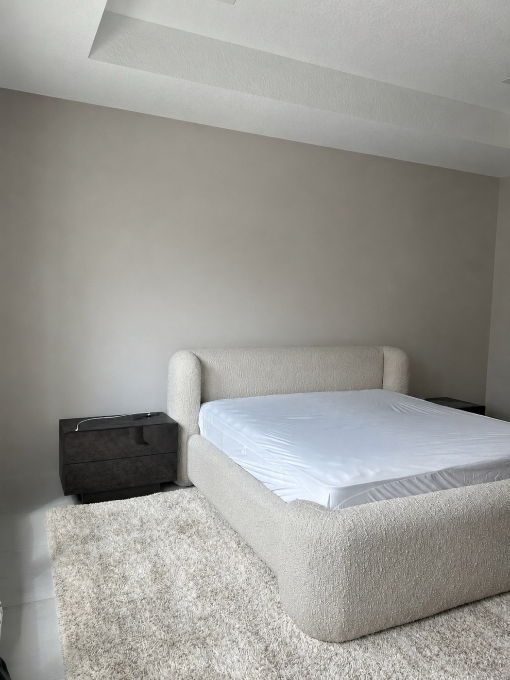 Master Bedroom Headboard Wall - before